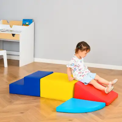 The interactive soft play set is the perfect gift for a child just starting to climb. These blocks c...