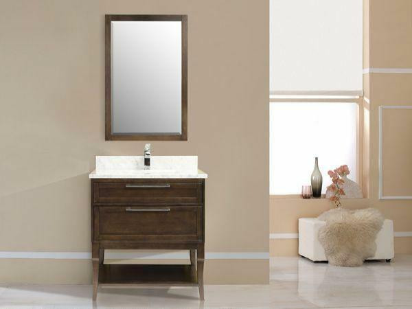 Elegant and refined design, 31 & 49" Vanity in Antique Coffee in Cabinets & Countertops in Edmonton - Image 2