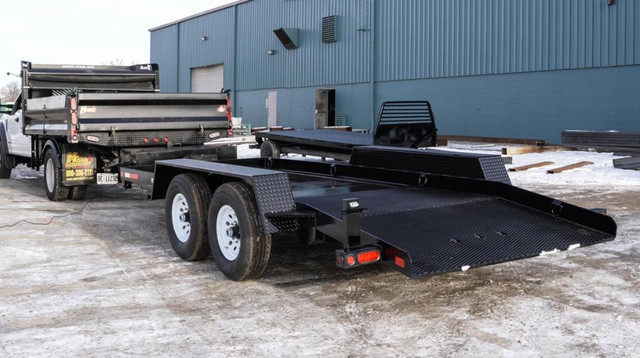 Miska Hydraulic Drop Deck Trailer - Made in Canada in Heavy Equipment Parts & Accessories in Ontario - Image 4