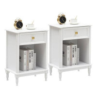 Charlton Home Nightstands End Table Set Of 2