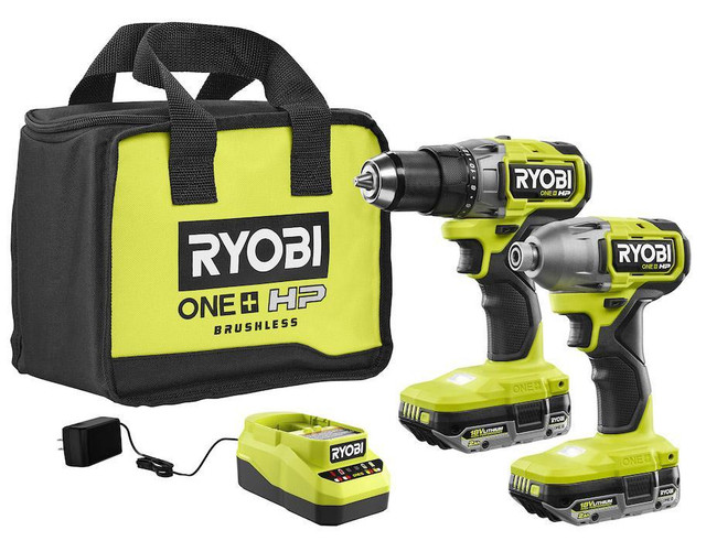 Brand New RYOBI HIGH PERFORMANCE SERIES CORDLESS DRILL SET --- $110 Less than Home Depot in Power Tools - Image 4