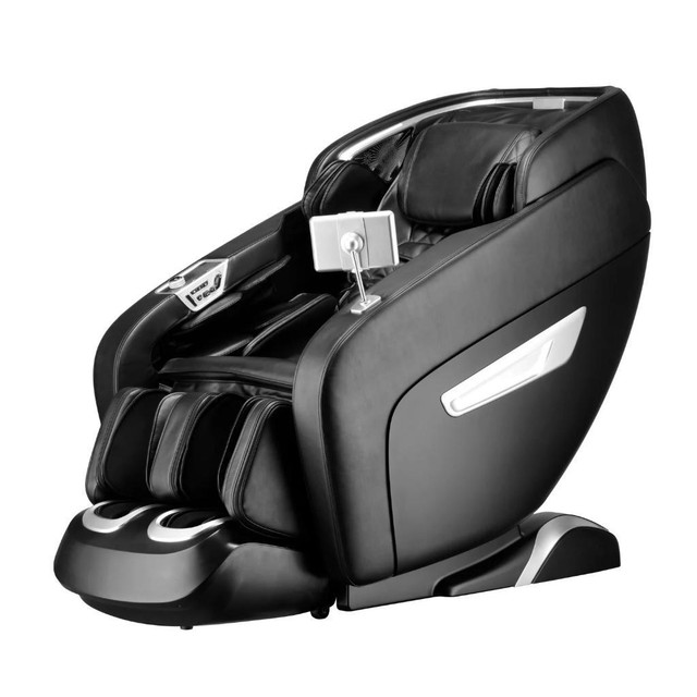NEW 3D DELUXE MASSAGE CHAIR FULL BODY BLUETOOTH REMOTE BLACK ARM3DBL in Other in Alberta