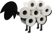 NEW FREE STANDING SHEEP TOILET ROLL HOLDER 112375