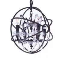 Rosdorf Park Perseus 4 - Light Unique / Statement Globe Pendant