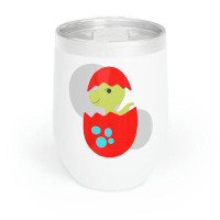 Marick Booster Green And Red Dinosaur Egg Chill Wine Tumbler