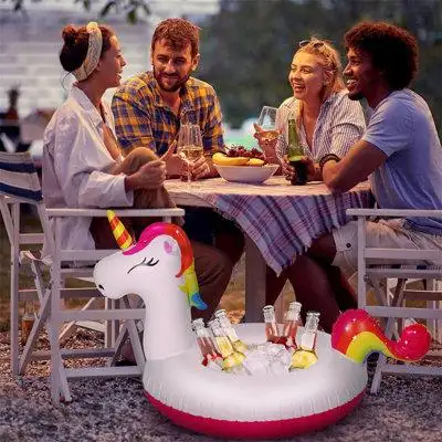 Extensive Size for Optimal Use: our unicorn inflatable drink cooler measures approximately 54 x 35 x...