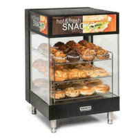 Nemco 6424 Hot Food Merchandiser with 3 Angled 15 Shelves 120V . *RESTAURANT EQUIPMENT PARTS SMALLWARES HOODS AND MORE*