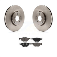 Front Disc Brake Rotors And Semi-Metallic Pads Kit For Mercedes-Benz E500 AWD K8S-103113