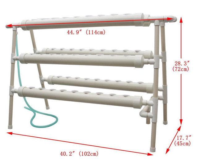 Hydroponic Grow Kit Ladder Double Side 6 Pipe 54 Plant Site 141119 in Other Business & Industrial in Toronto (GTA) - Image 3
