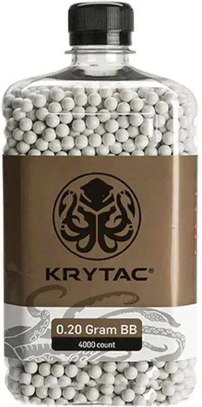 Krytac 4000 Polished 6mm 0.20 Gram Airsoft Bbs Perfectly Spherical And Seamless Design! Your airsoft...