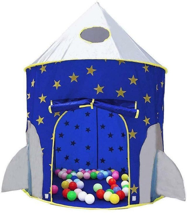 NEW 3 PCS ROCKET SHIP KIDS TUNNEL & BALL PIT RE1311 in Toys & Games in Alberta - Image 3