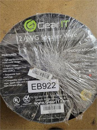 GearIT Pro Series 12 Gauge 2-Conductor Speaker Wire (250 Feet / 76.2 Meters) Out