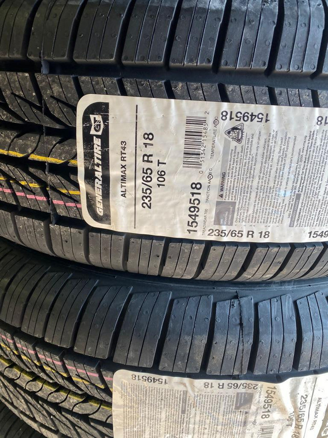 FOUR NEW 235 / 65 R18 GENERAL ALTIMAX RT43 TIRES -- SALE in Tires & Rims in Toronto (GTA)