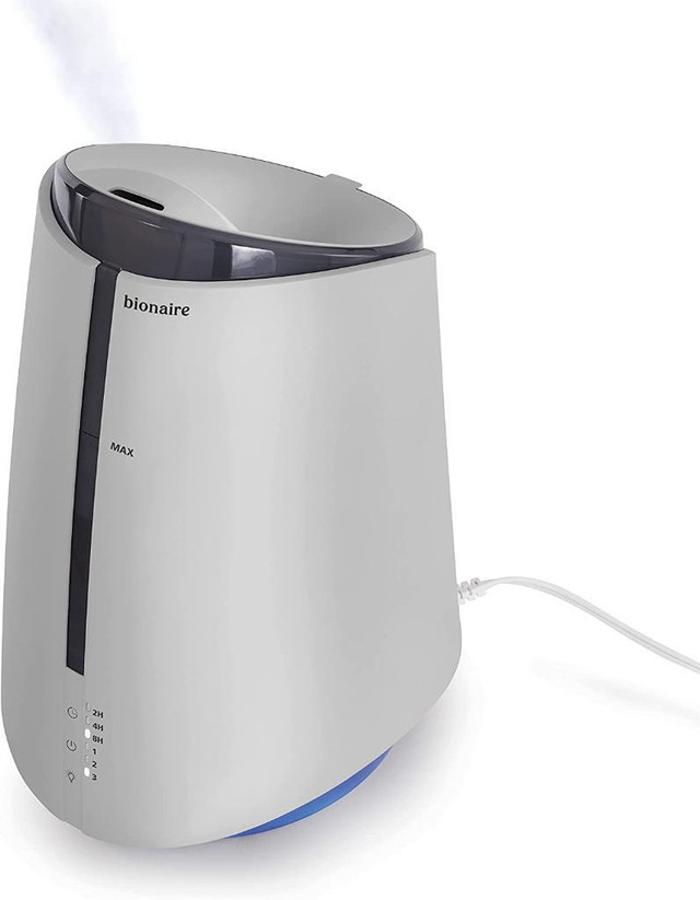 Humidifier - Bionaire 1-Gallon Ultrasonic Top Fill Humidifier with Antimicrobial Protection, Total vision Humidifier in Heaters, Humidifiers & Dehumidifiers in City of Toronto - Image 4
