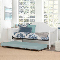 Lark Manor Aakil Twin Solid Wood Daybed with Trundle