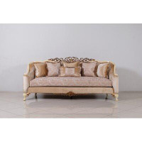 European Furniture Angelica 95" Rolled Arm Sofa