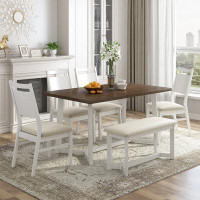 Latitude Run® 6-Piece Wood Dining Table Set
