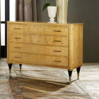 Modern History Home Mid-Century 4 Drawer Accent Chest