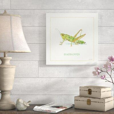 Ophelia & Co. My Greenhouse Grasshopper - Print on Canvas in Arts & Collectibles