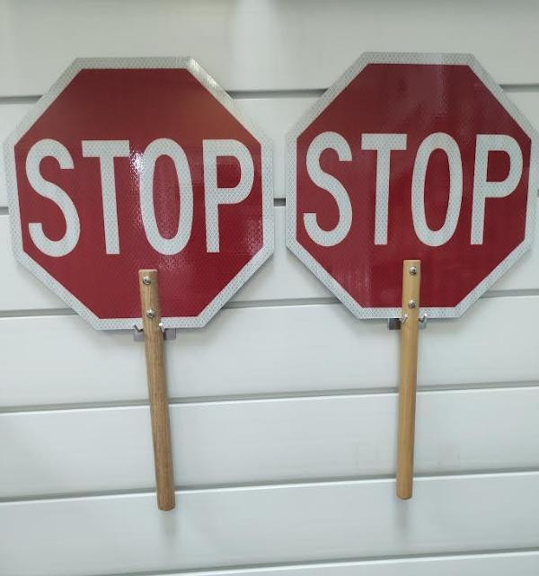 Paddle Signs - Double Sided Stop/Go Stop/Slow Stop/Stop in Other Business & Industrial - Image 3