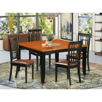 August Grove Pilning Butterfly Leaf Solid Wood Dining Set