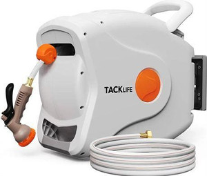 NEW, TACKLIFE 1/2 Inch 100 FT RETRACTABLE GARDEN HOSE REEL-HR8 - MSRP $199.95, PICKUP-ONLY Toronto (GTA) Preview