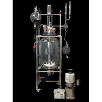 Jacketed Glass Reactor 50L 100L - Chemical Pilot Lab Equipment - Lease to Own $400 per month