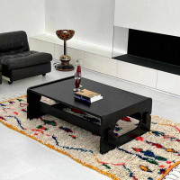 STAR BANNER Modern Simple Small Apartment Rectangular Coffee Table