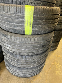 245 55 19 4 Michelin Premier Used A/S Tires With 80% Tread Left