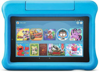 AMAZON FIRE 7 TABLET KIDS EDITION, 7 DISPLAY, 16 GB, BLUE KID-PROOF CASE (9TH GENERATION) - BRAND NEW