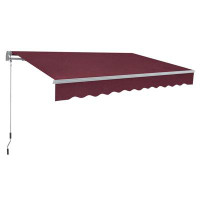 Arlmont & Co. Arlmont & Co. Patio Awning 10x8 Feet Sunshade Canopy for Motorized Retractable Awnings, 4693