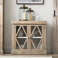 Birch Lane™ Leflore Solid Wood Accent Cabinet