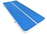 Clearance! 10m(33ft) blue Inflatable gym mat PVC wire cloth 053163