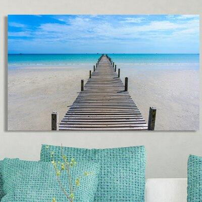 Picture Perfect International 'Dock Waters' Photographic Print on Wrapped Canvas in Arts & Collectibles