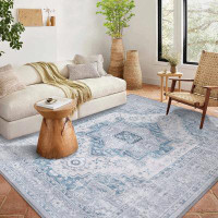 Bungalow Rose Maguerite Area Rug with Non-Slip Backing
