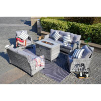 Winston Porter 6 Piece Complete Patio Set with Cushions