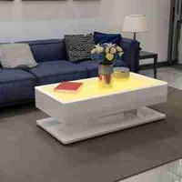 White LED Coffee Table on Discount !!