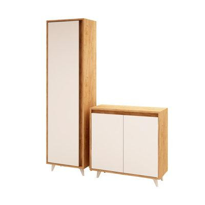 East Urban Home 7 Pair Shoe Storage Cabinet in Hutches & Display Cabinets in Québec