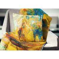 The Twillery Co. Corwin Abstract Collage Pillow