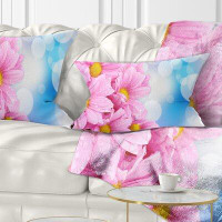 Made in Canada - East Urban Home Floral Beautiful Flower Bouquet Lumbar Pillow