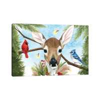 East Urban Home Forest Christmas Collection A - Wrapped Canvas Print