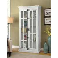 Wildon Home® 2-Door Tall Cabinet Antique White