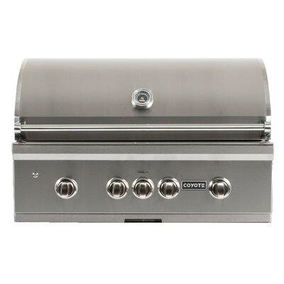 Coyote Grills Coyote Grills 3-Burner Built-In Convertible Gas Grill with Smoker in BBQs & Outdoor Cooking