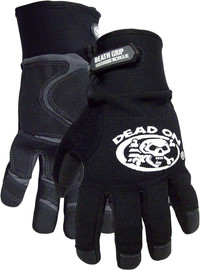 DEAD ON MORGUE HEAVY-DUTY ALL WEATHER GLOVES -- Durable, Super Flexible Stretch Material with cushioned Palm Pads  !