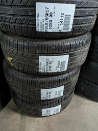 P215/55R17  215/55/17  MICHELIN PREMIER A/S ( all season summer tires ) TAG # 14112