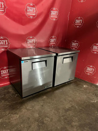 27” True TUC-27-hc stainless under counter fridge and freezer $995&$1395 can ship !