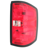 Tail Lamp Passenger Side Chevrolet Silverado 1500 2014-2015 For Seirear A Only Fits Dual Raer Wheels Capa , Gm2801261C
