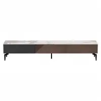 Hokku Designs 78.74''Sintered Stone TV Stand With 3 Drawers