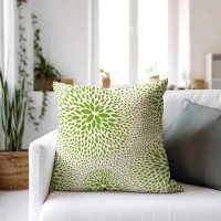 ULLI HOME Rector Abstract Floral Indoor/Outdoor Square Pillow
