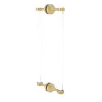 Allied Brass Pacific Grove Collection 18 Inch Back To Back Shower Door Pull With Dotted Accents